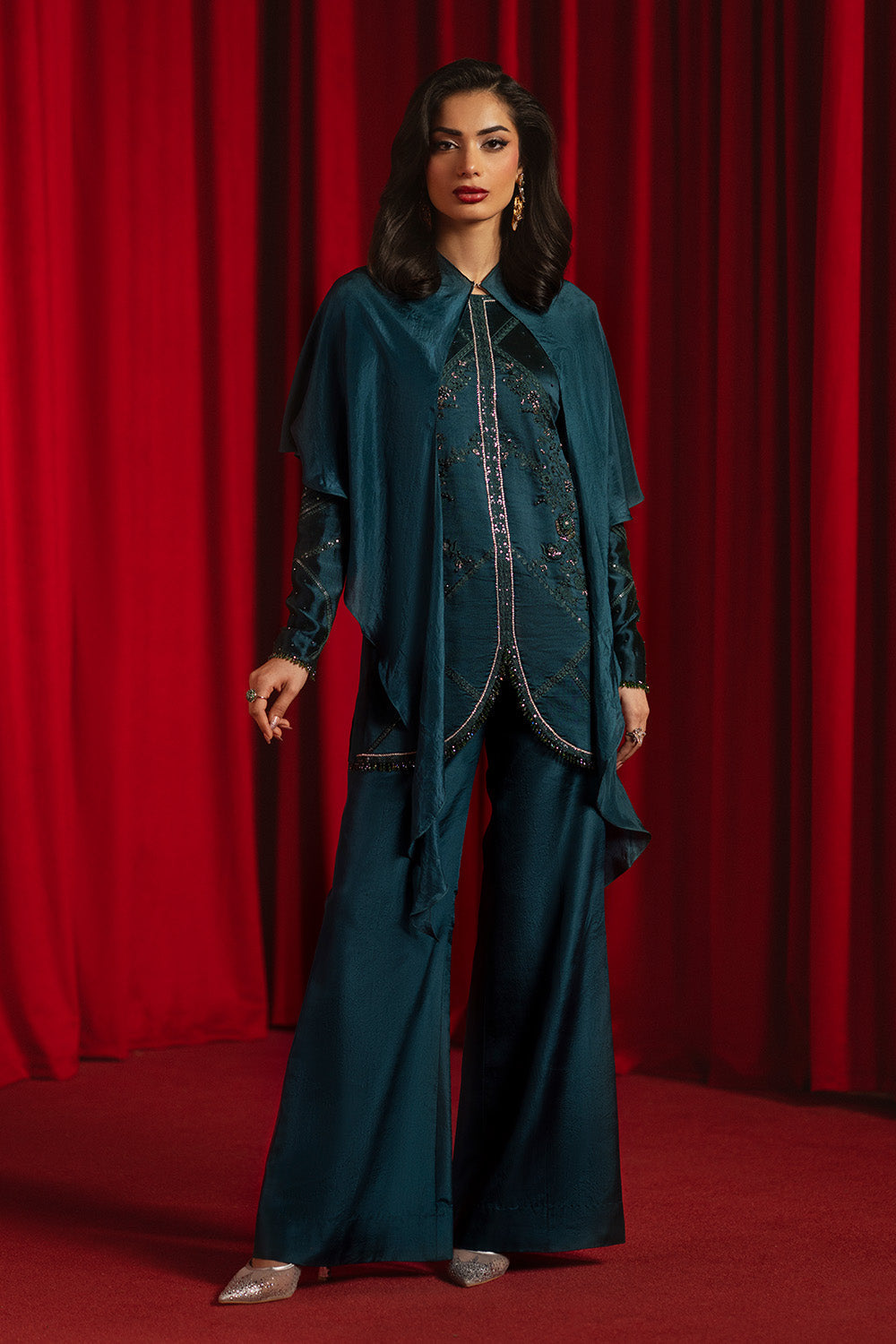 Siara by Zariya RTW Embroidered Silk 3 Piece Suit ARAMI ZB60169 Festive Collection