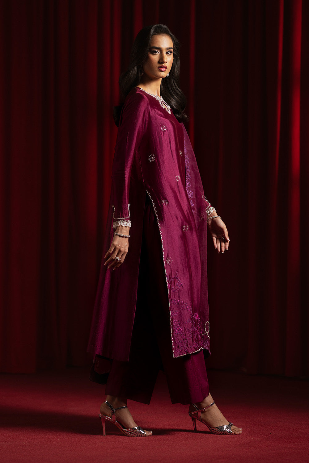 Siara by Zariya RTW Embroidered Silk 3 Piece Suit EZRA ZB60170 Festive Collection