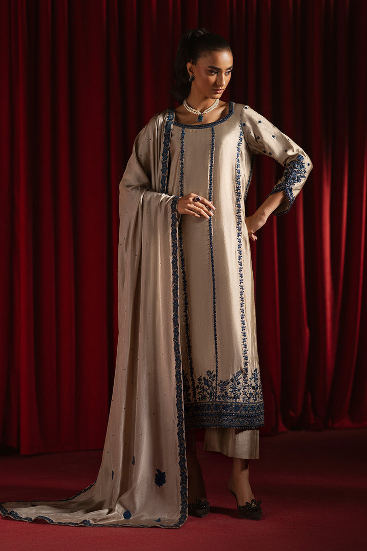 Siara by Zariya RTW Embroidered Silk 3 Piece Suit EMIRA ZB60173 Festive Collection