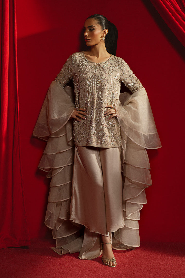 Siara by Zariya RTW Embroidered Georgette 3 Piece Suit AYLA ZB60177 Festive Collection