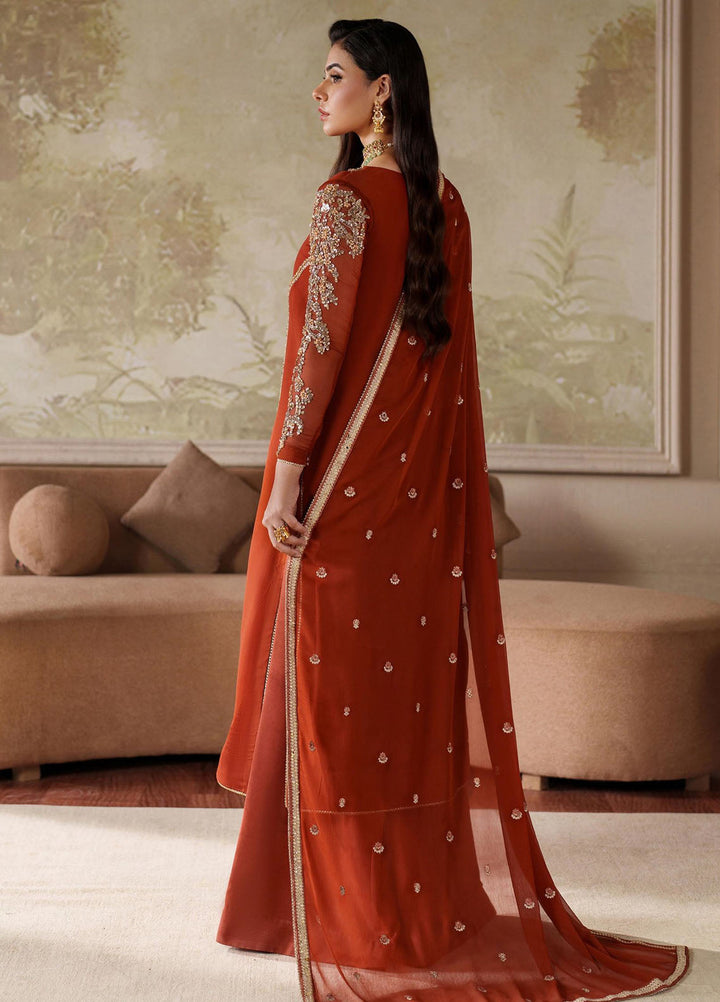 Saheera by Zarif Embroidered Raw Silk Suits Unstitched 3 Piece ZRF25SF SHE-03 Farheen - Festive Collection