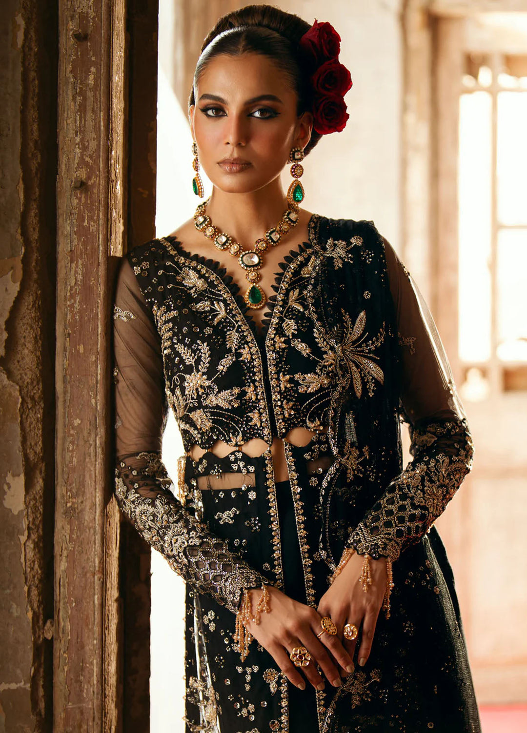 Mehermaah by Florent Embroidered Embroidered Suits Unstitched 3 Piece FL25MU Zaib - Formals Collection