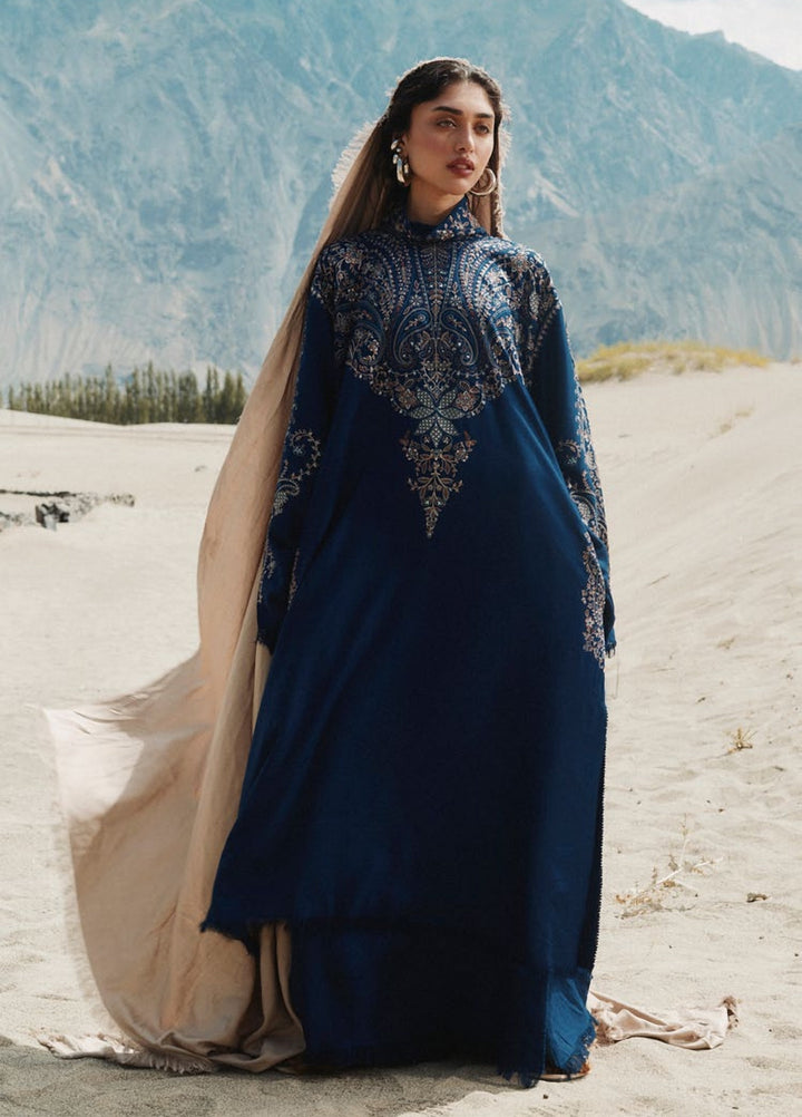 Saraab by Zara Shahjahan Unstitched Embroidered Marina 3 Piece Suit ZS26USW SAMARKAND - Winter Collection