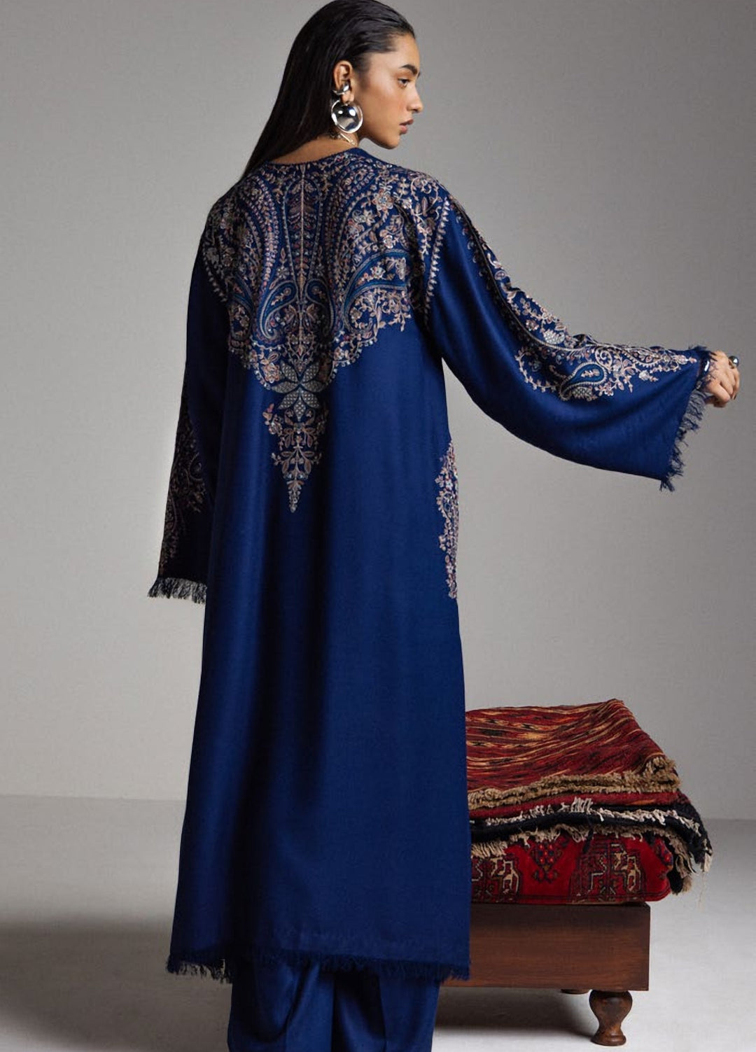 Saraab by Zara Shahjahan Unstitched Embroidered Marina 3 Piece Suit ZS26USW SAMARKAND - Winter Collection