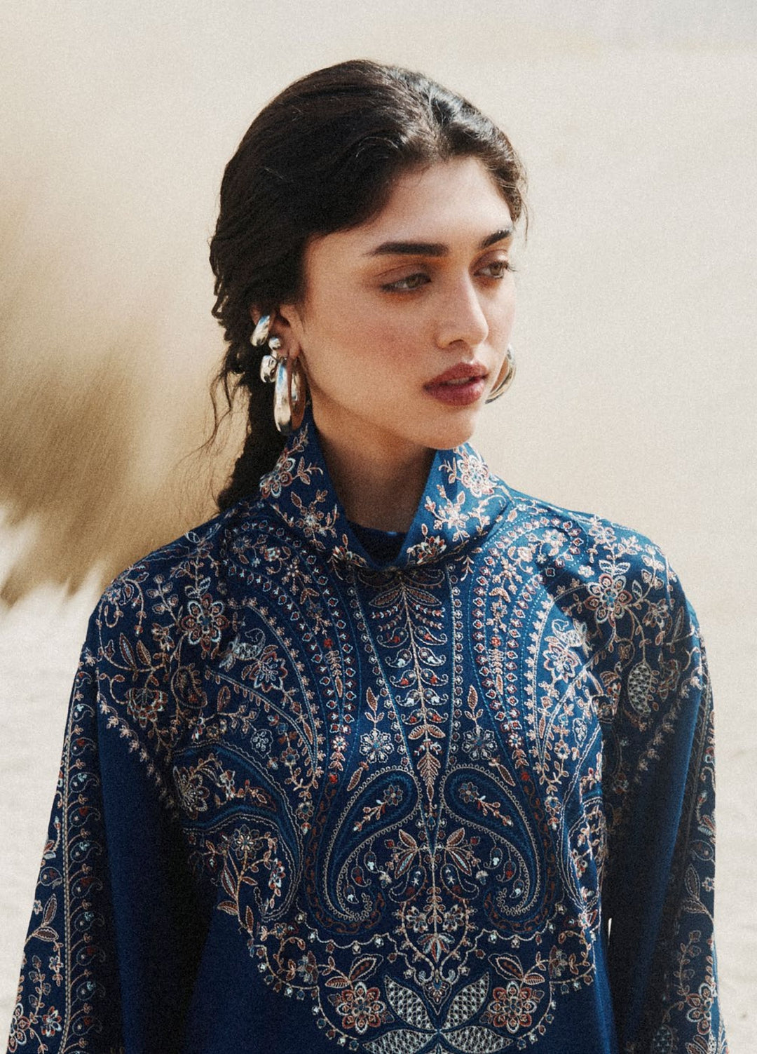 Saraab by Zara Shahjahan Unstitched Embroidered Marina 3 Piece Suit ZS26USW SAMARKAND - Winter Collection