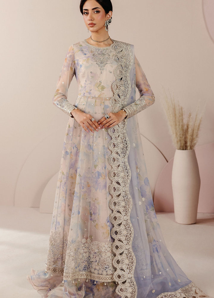Roselle by Zarif Unstitched Embroidered Chiffon 3 Piece Suit ZR26UR ZRRPE-HAVEN 01 - Festive Collection