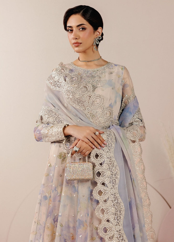 Roselle by Zarif Unstitched Embroidered Chiffon 3 Piece Suit ZR26UR ZRRPE-HAVEN 01 - Festive Collection