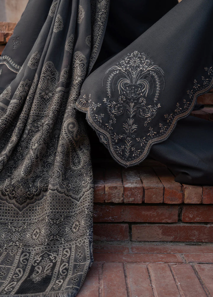 Nooraniyat by Izel Embroidered wool Suits Unstitched 3 Piece IZ25NW Zarmin - Winter Collection