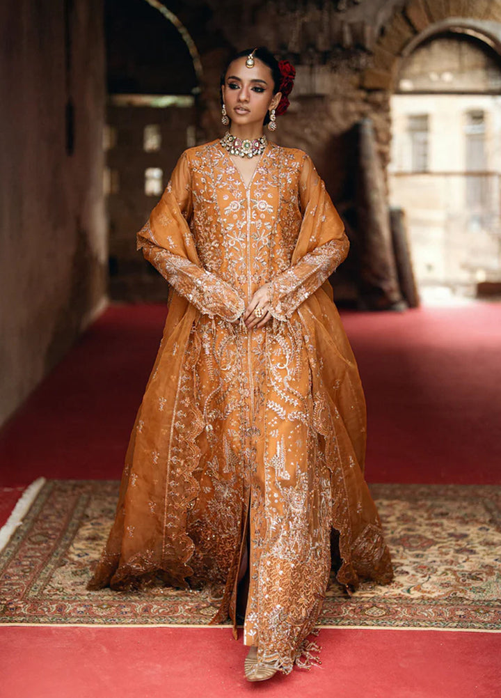 Mehermaah by Florent Embroidered Organza Suits Unstitched 3 Piece FL25MU Zarposh - Formals Collection