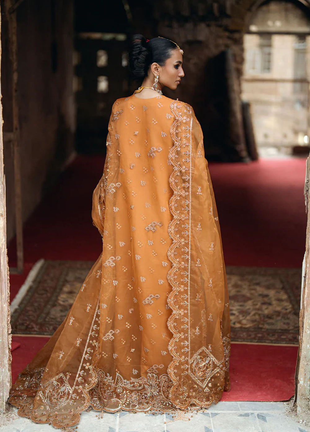 Mehermaah by Florent Embroidered Organza Suits Unstitched 3 Piece FL25MU Zarposh - Formals Collection
