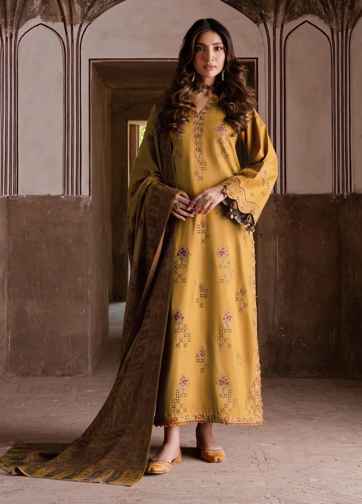 Nooraniyat by Izel Embroidered wool Suits Unstitched 3 Piece IZ25NW Zauq - Winter Collection