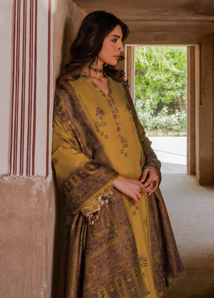 Nooraniyat by Izel Embroidered wool Suits Unstitched 3 Piece IZ25NW Zauq - Winter Collection