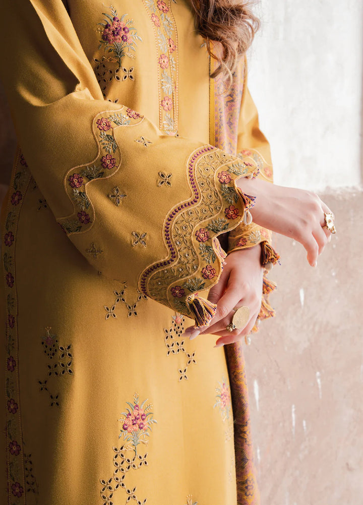 Nooraniyat by Izel Embroidered wool Suits Unstitched 3 Piece IZ25NW Zauq - Winter Collection