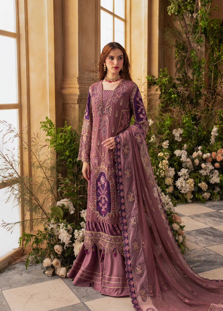 Zebtan Women Unstitched Embroidered Chiffon 3 Piece Suit ZC-08 Festive Collection
