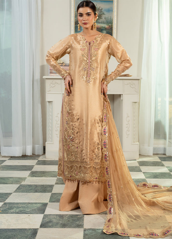 Zebtan Women Unstitched Embroidered Missouri 3 Piece Suit ZM-05 Festive Collection