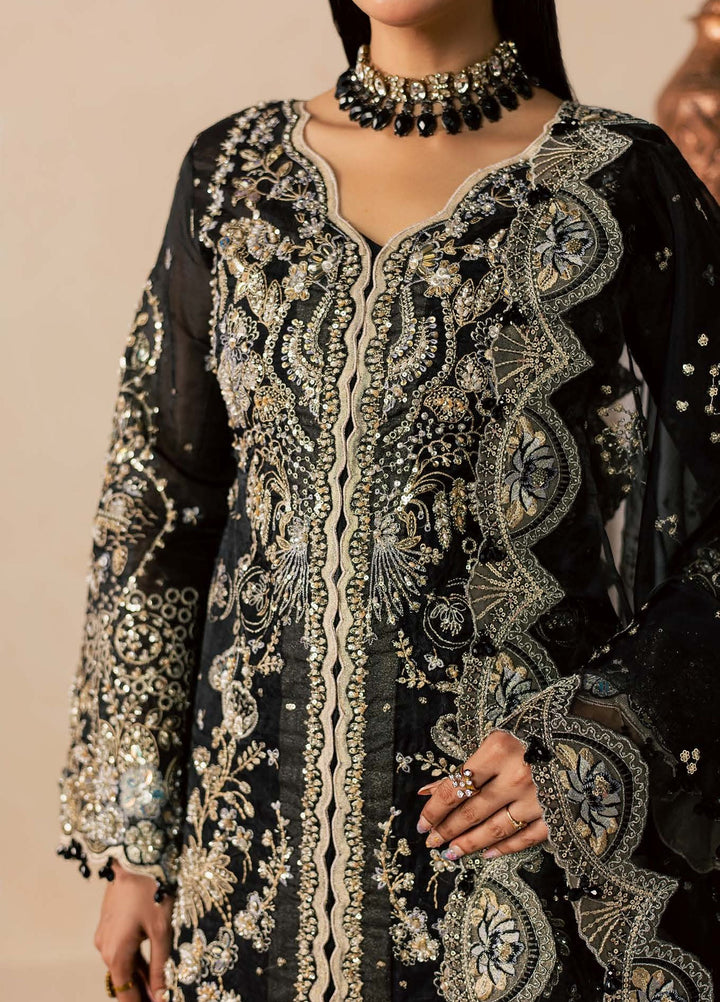 Zeynor by Aylin Unstitched Hand work Organza 3 Piece Suit AY26UZO Beryl - Wedding Collection