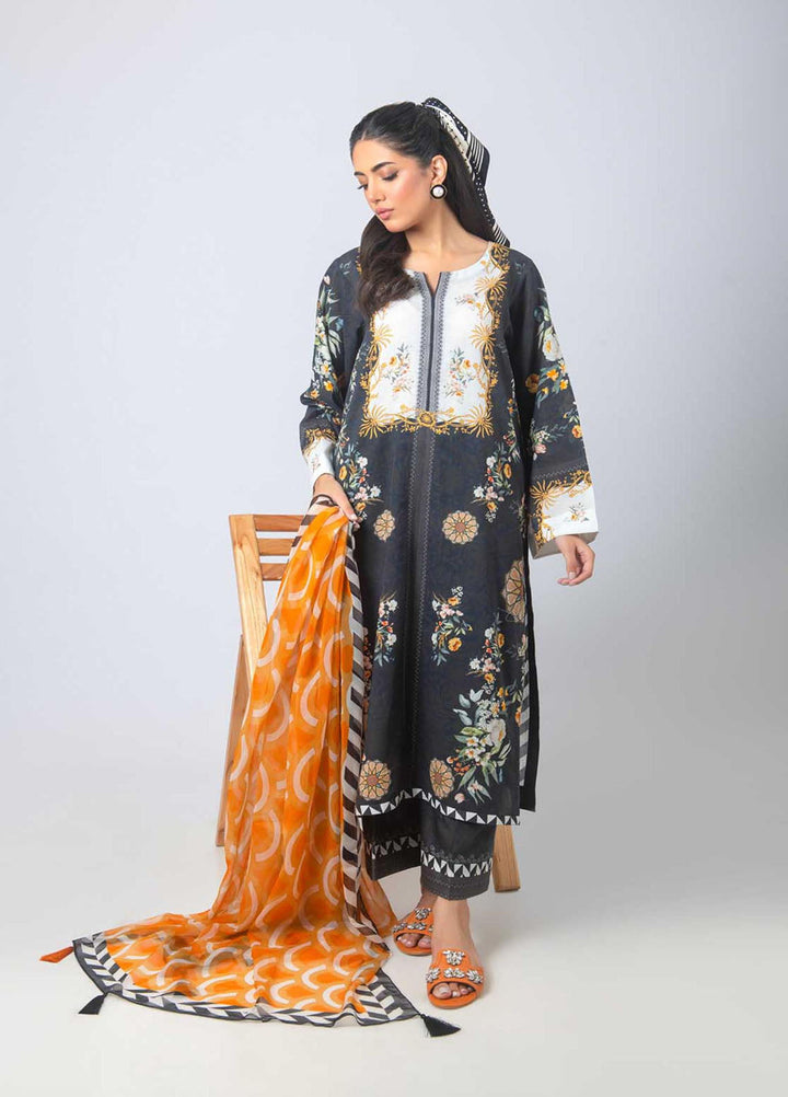 Misaal by Ayesha Somaya Printed Lawn Silk Suits Unstitched 3 Piece MAS25CS Zoe - Summer Collection