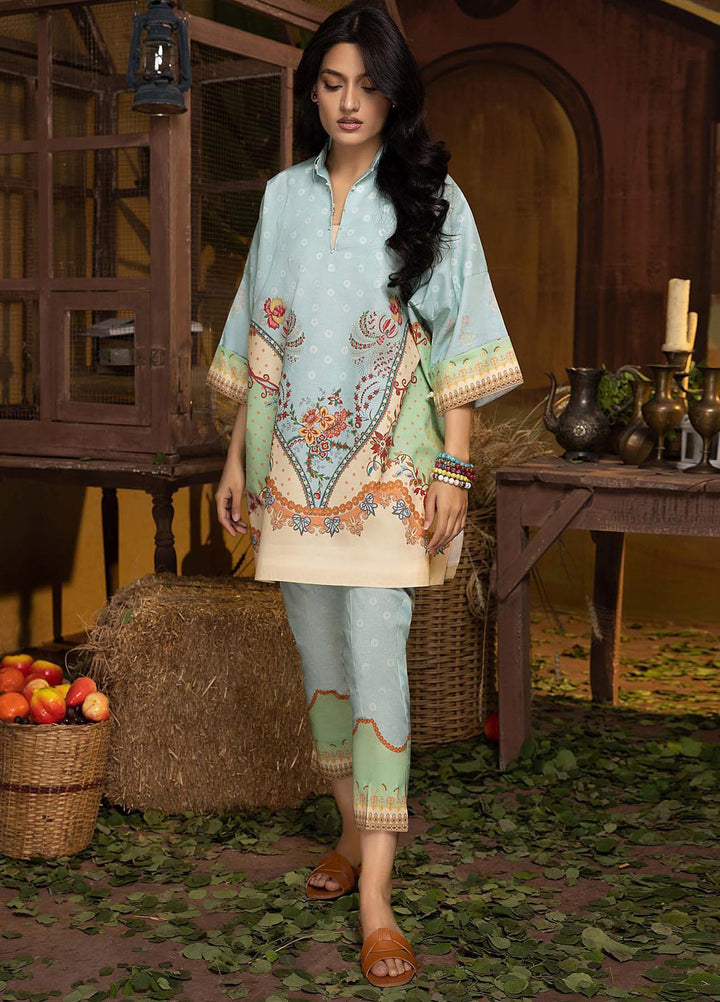 A la Mode By Humdum Printed Lawn Suits Unstitched 2 Piece HD23AM D-01 - Summer Collection