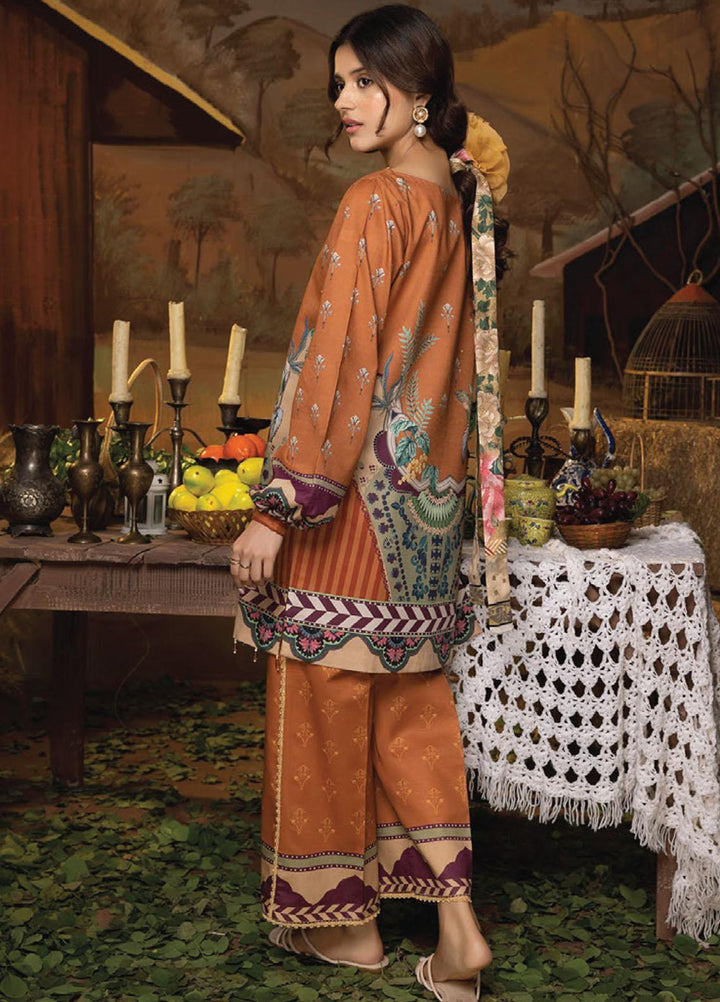 A la Mode By Humdum Printed Lawn Suits Unstitched 2 Piece HD23AM D-02 - Summer Collection