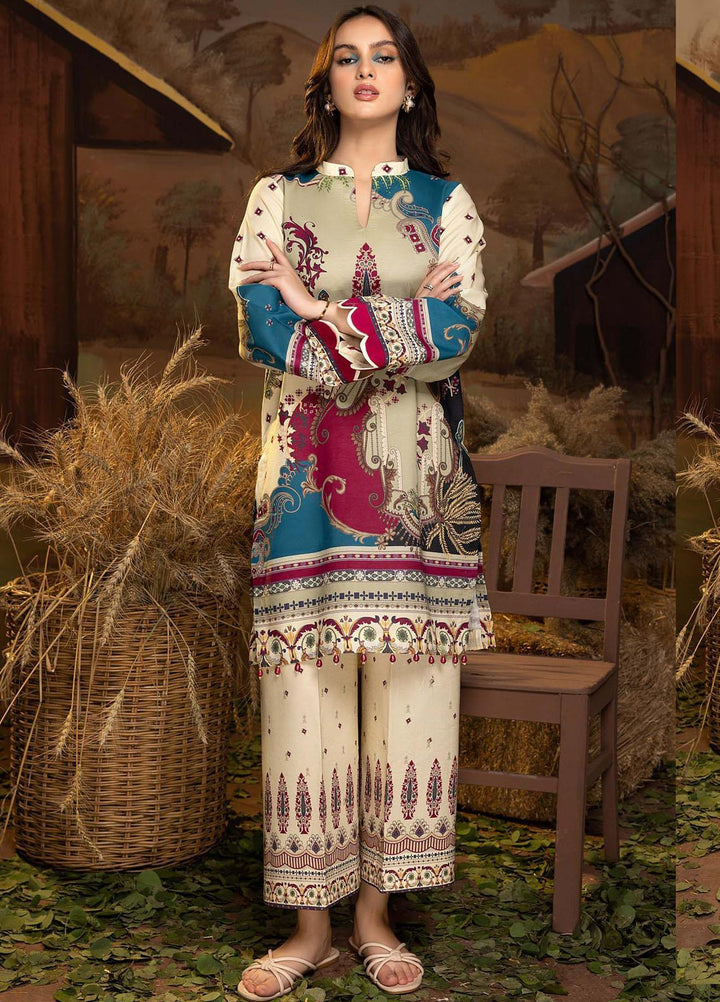 A la Mode By Humdum Printed Lawn Suits Unstitched 2 Piece HD23AM D-03 - Summer Collection