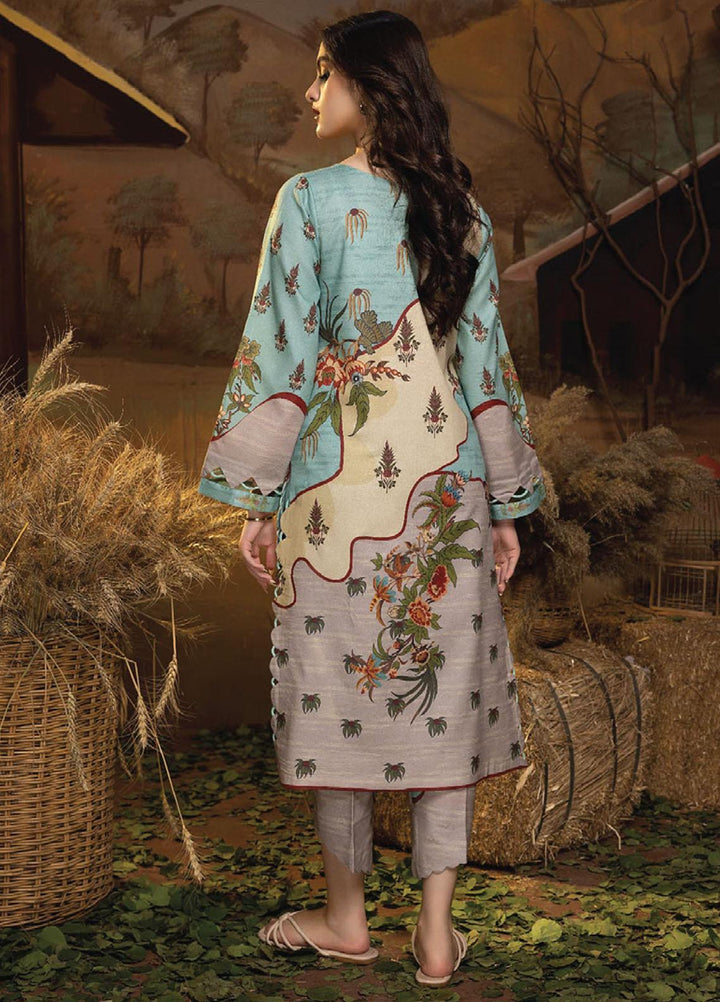 A la Mode By Humdum Printed Lawn Suits Unstitched 2 Piece HD23AM D-04 - Summer Collection