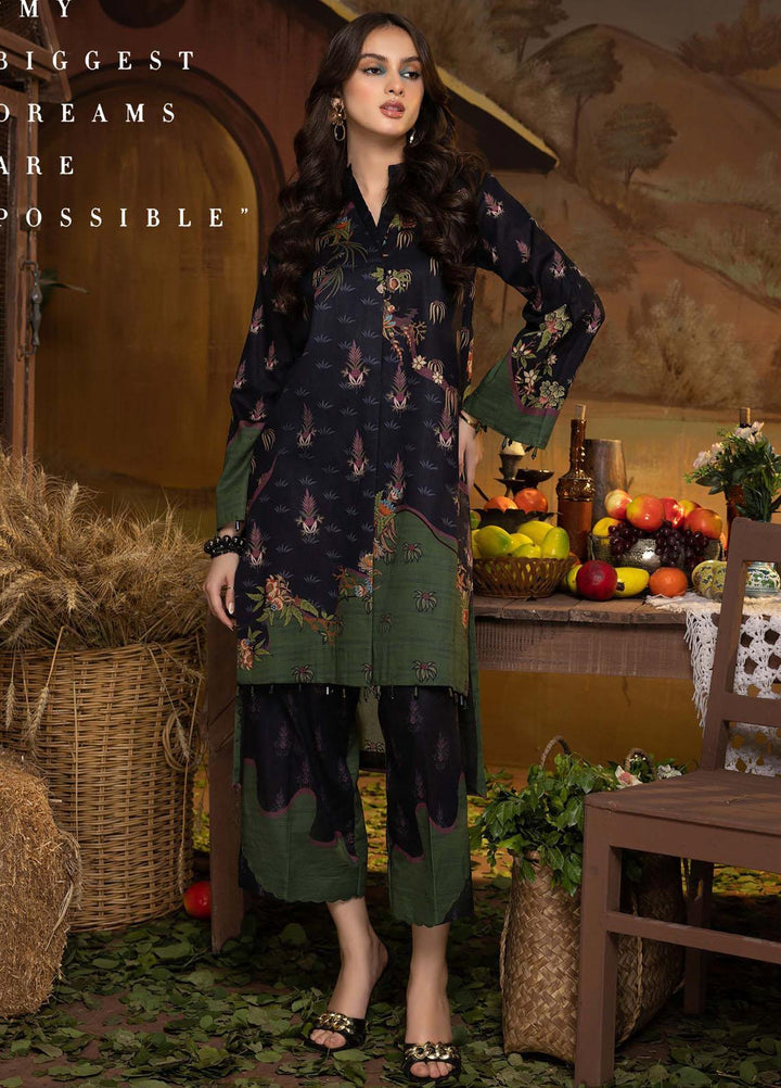 A la Mode By Humdum Printed Lawn Suits Unstitched 2 Piece HD23AM D-07 - Summer Collection