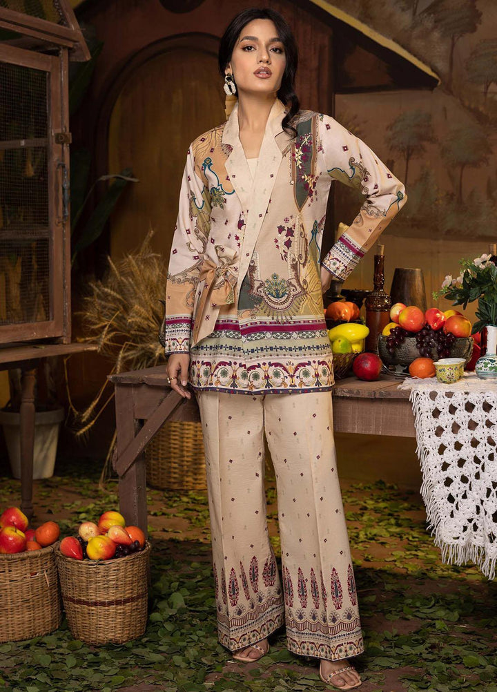 A la Mode By Humdum Printed Lawn Suits Unstitched 2 Piece HD23AM D-08 - Summer Collection