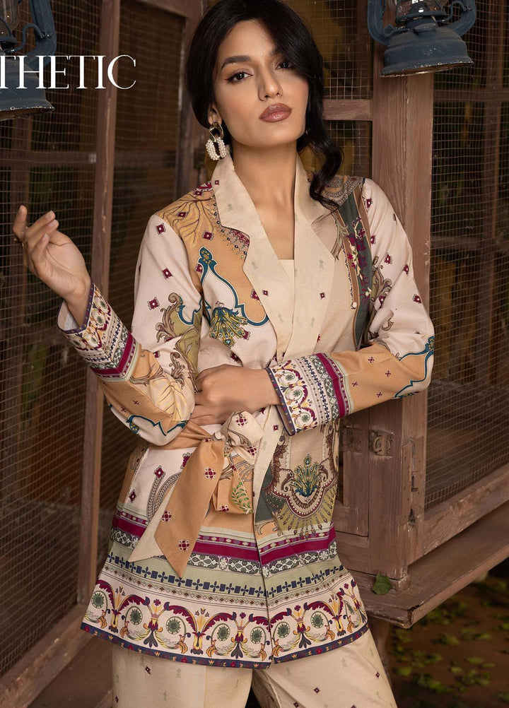 A la Mode By Humdum Printed Lawn Suits Unstitched 2 Piece HD23AM D-08 - Summer Collection