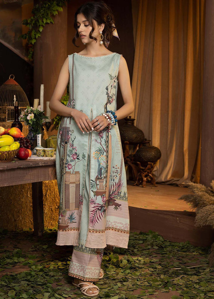 A la Mode By Humdum Printed Lawn Suits Unstitched 2 Piece HD23AM D-11 - Summer Collection
