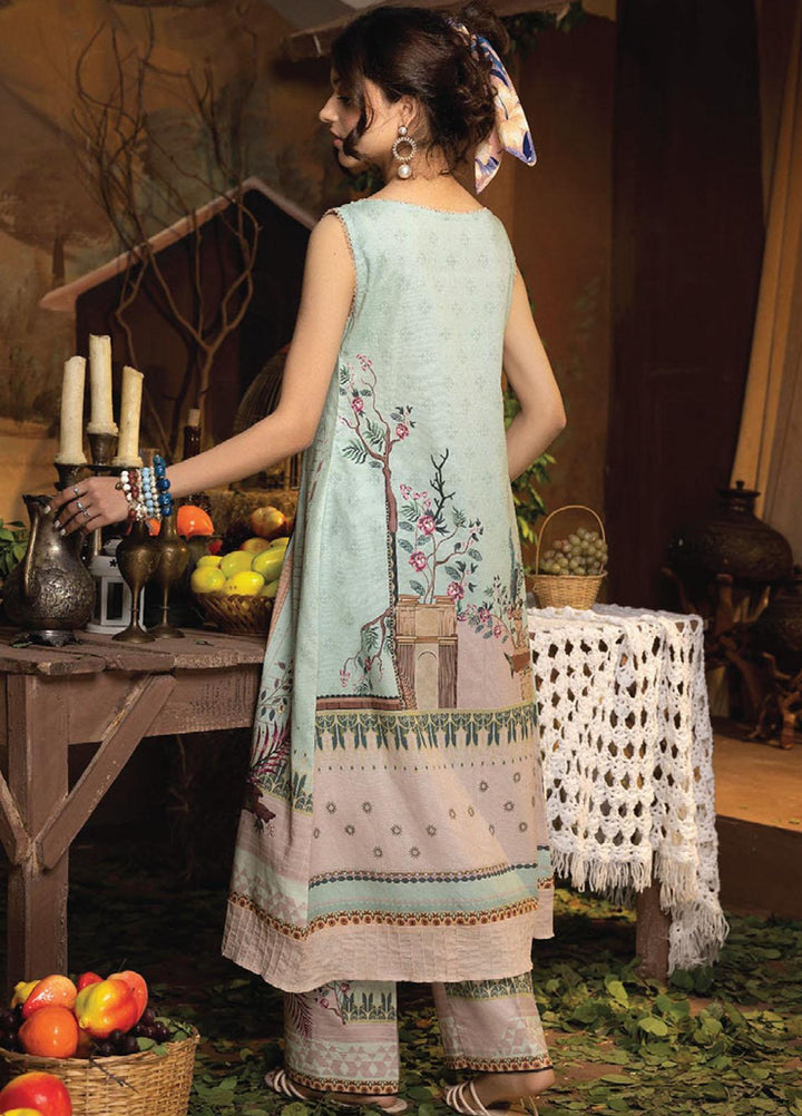 A la Mode By Humdum Printed Lawn Suits Unstitched 2 Piece HD23AM D-11 - Summer Collection