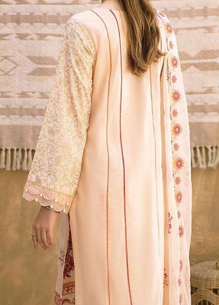 Aabyaan Embroidered Lawn Suits Unstitched 3 Piece ABY21E 08 Inaaya - Eid Collection