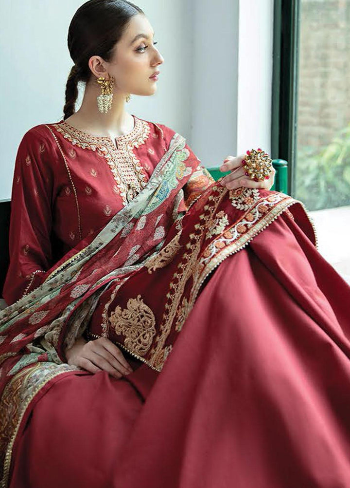 Aabyaan Embroidered Jacquard Suits Unstitched 3 Piece ABY21EE AEE-03 BANO - Summer Collection