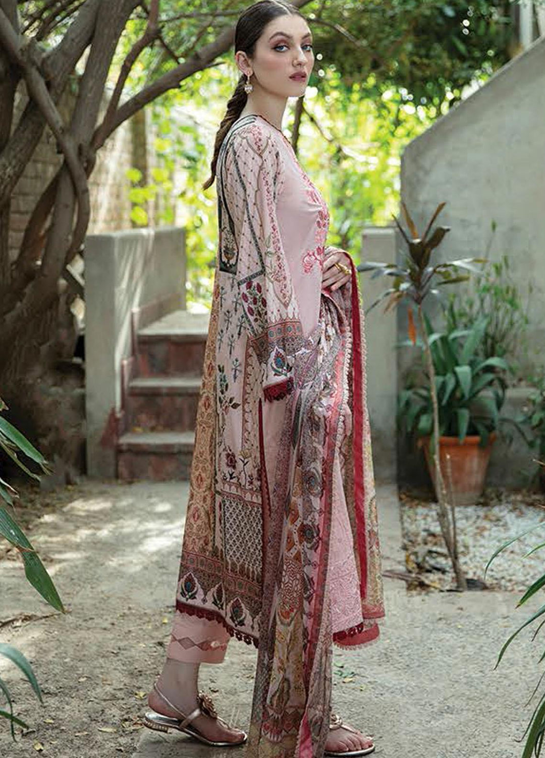 Aabyaan Embroidered Lawn Suits Unstitched 3 Piece ABY21EE AEE-06 ZOHA - Summer Collection