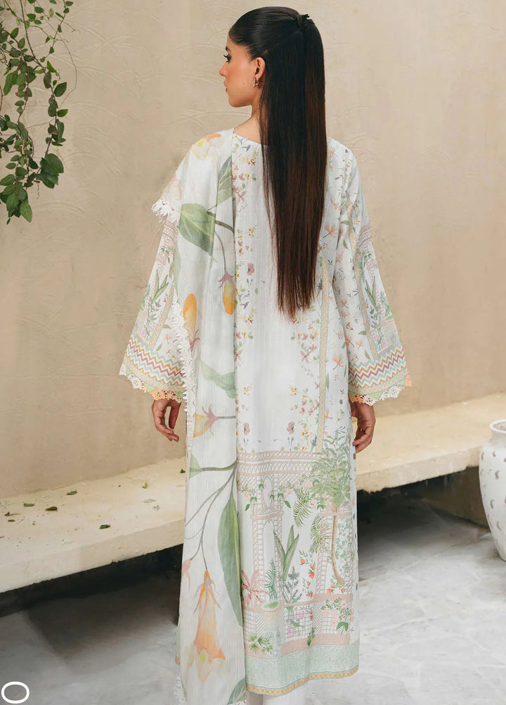 Aabyaan Embroidered Chickankari Suits Unstitched 3 Piece ABY25SC Aria AF-10 - Summer Collection