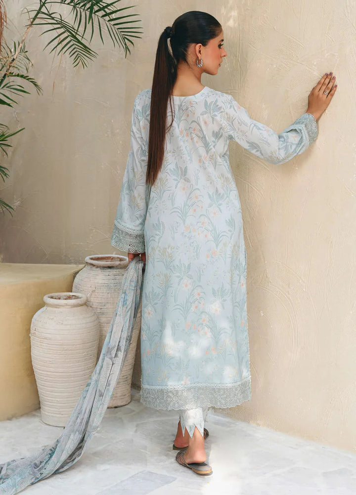 Aabyaan Embroidered Chickankari Suits Unstitched 3 Piece ABY25SC Dilara AF-04 - Summer Collection