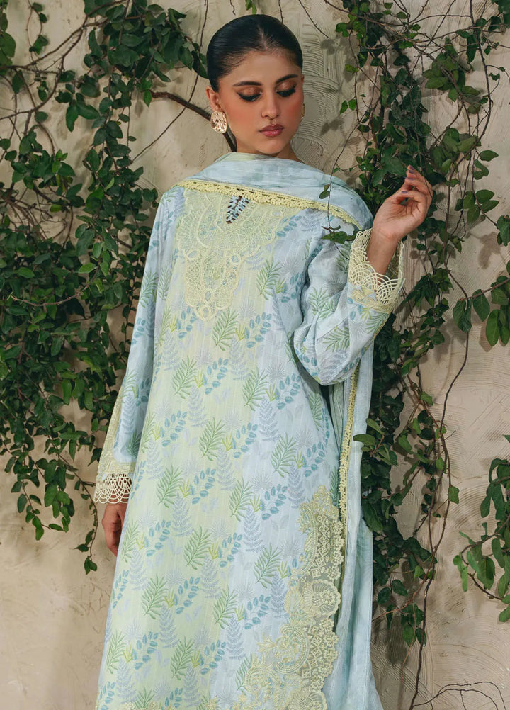 Aabyaan Embroidered Chickankari Suits Unstitched 3 Piece ABY25SC Maya AF-08 - Summer Collection