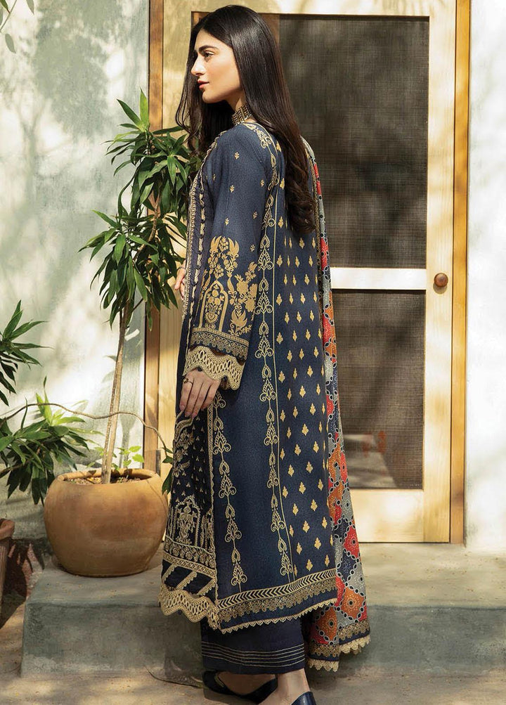 Aabyaan Embroidered Karandi Suits Unstitched 3 Piece ABY21K AK-01 Ruhi - Winter Collection
