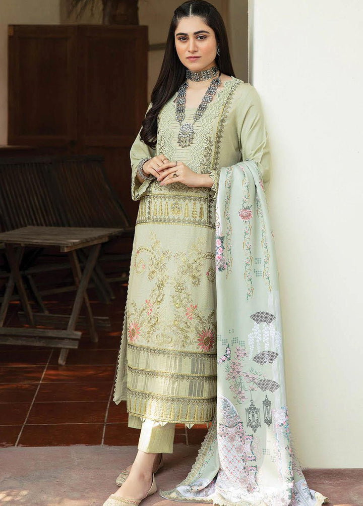 Aabyaan Embroidered Karandi Suits Unstitched 3 Piece ABY21K AK-02 Haniya - Winter Collection