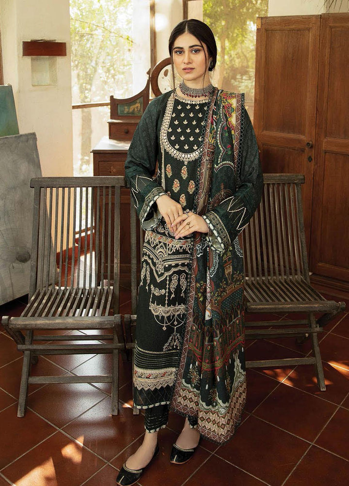 Aabyaan Embroidered Karandi Suits Unstitched 3 Piece ABY21K AK-05 Sila - Winter Collection