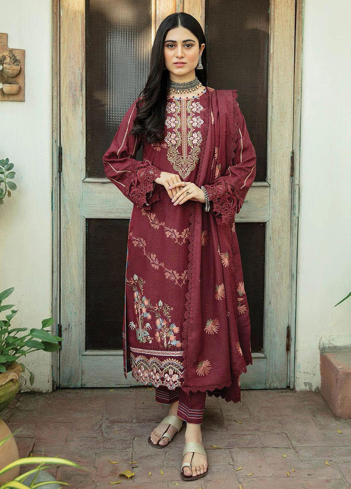 Aabyaan Embroidered Karandi Suits Unstitched 3 Piece ABY21K AK-06 Zara - Winter Collection