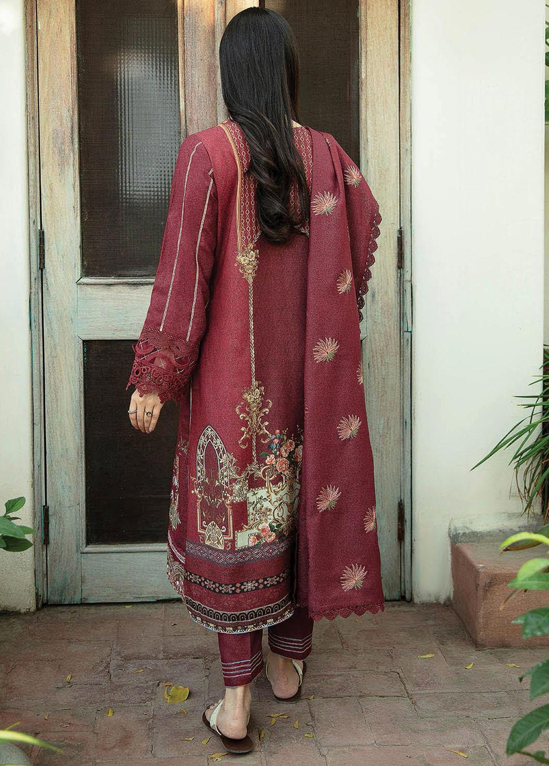 Aabyaan Embroidered Karandi Suits Unstitched 3 Piece ABY21K AK-06 Zara - Winter Collection