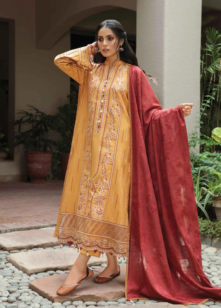 Miraal By Aabyaan Embroidered Linen Suits Unstitched 3 Piece ABY22M AL-02 Zhavia - Winter Collection