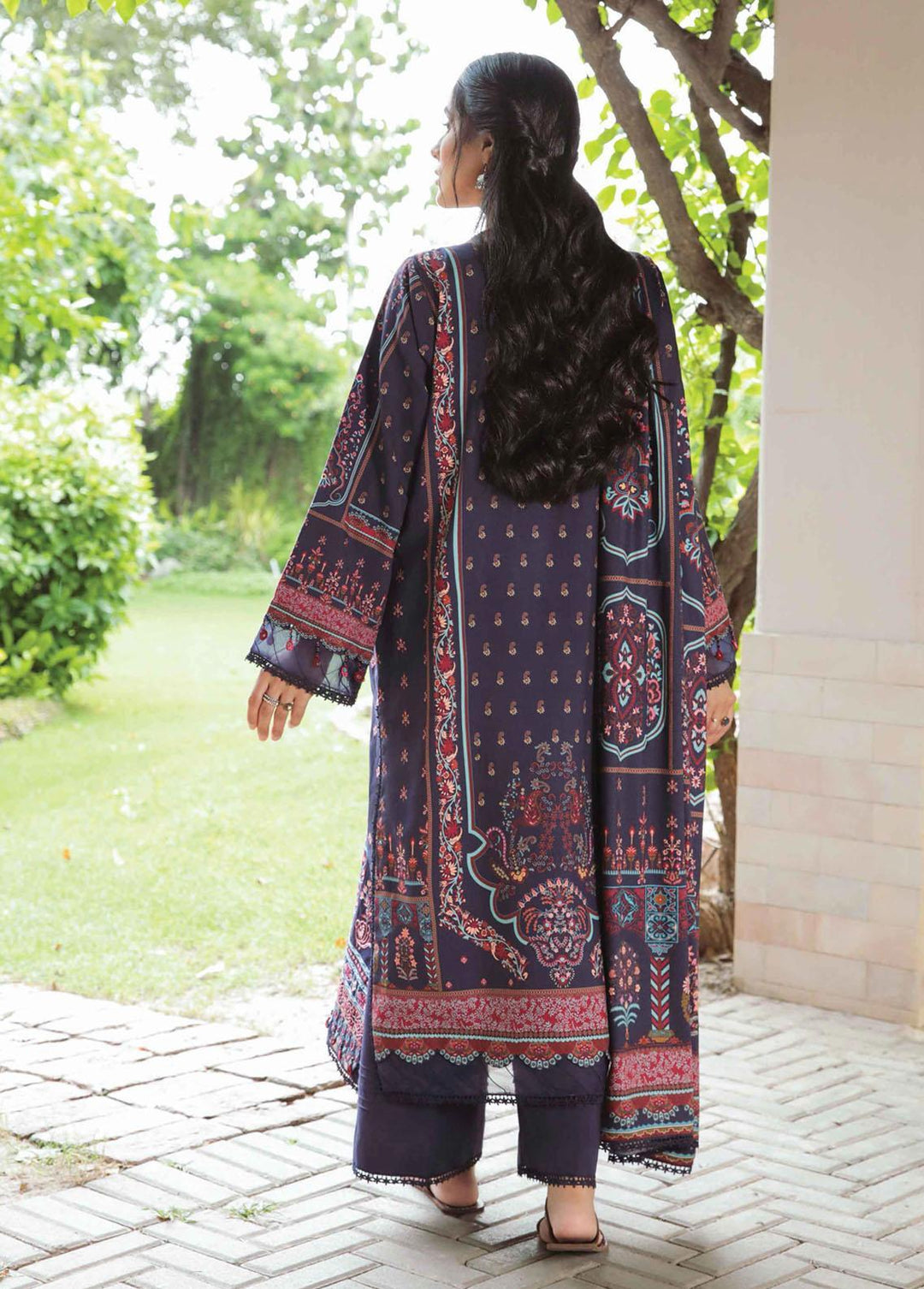 Miraal By Aabyaan Embroidered Linen Suits Unstitched 3 Piece ABY22M AL-03 Mahtab - Winter Collection