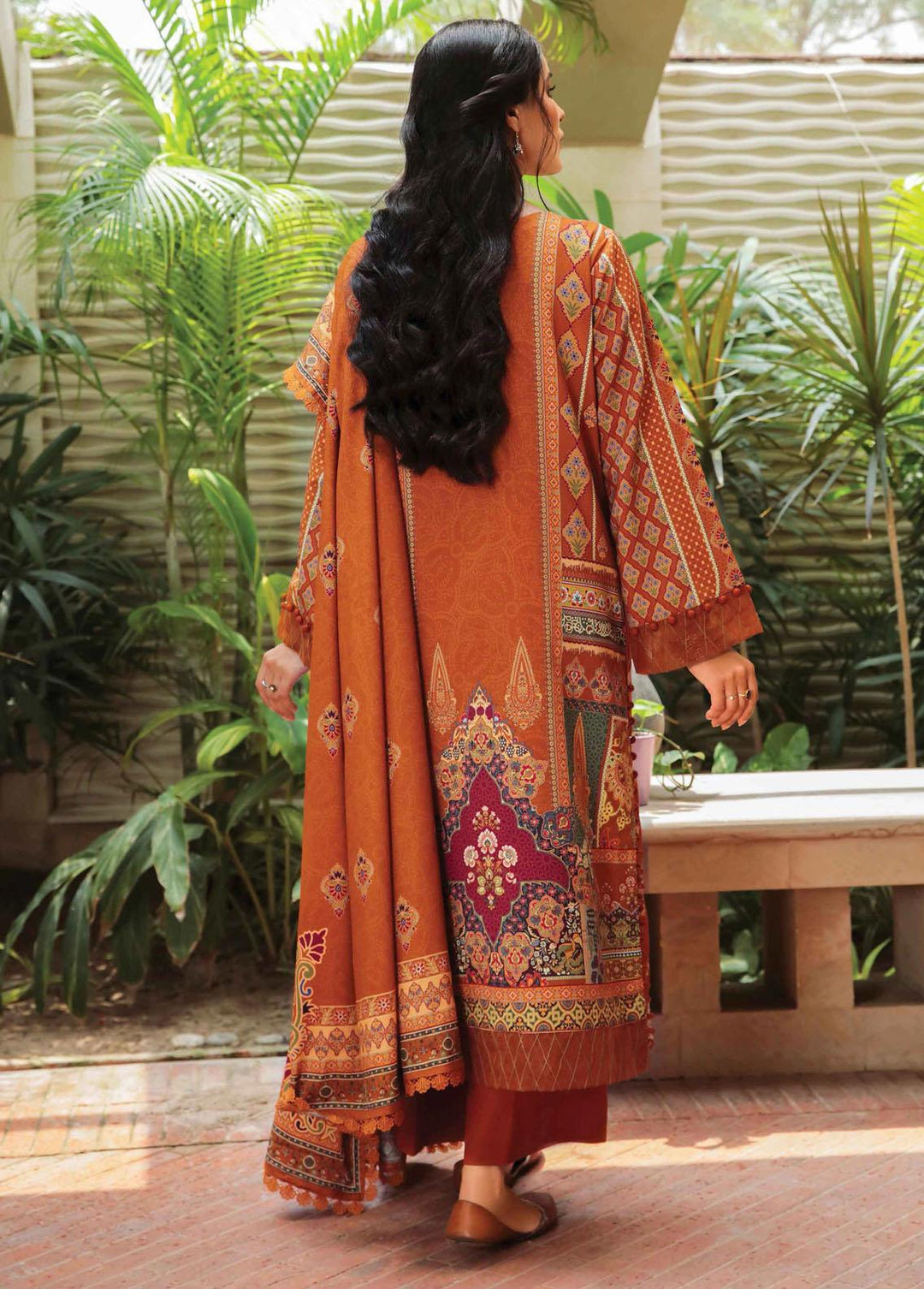 Miraal By Aabyaan Embroidered Linen Suits Unstitched 3 Piece ABY22M AL-06 Nora - Winter Collection