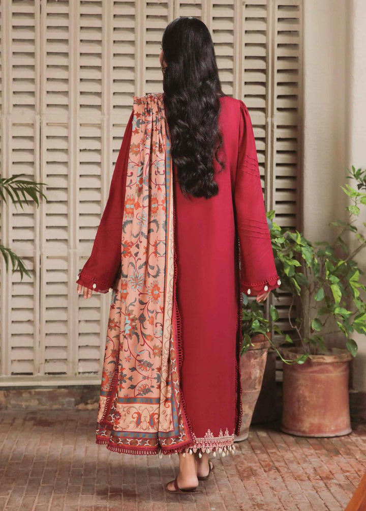 Miraal By Aabyaan Embroidered Linen Suits Unstitched 3 Piece ABY22M AL-08 Zareen - Winter Collection