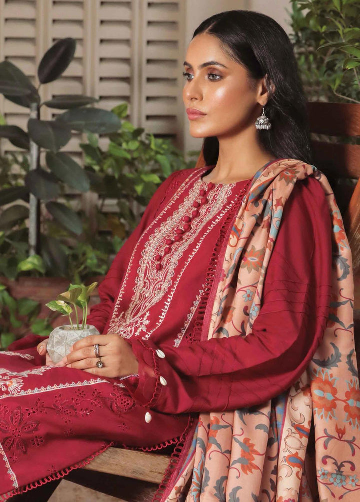 Miraal By Aabyaan Embroidered Linen Suits Unstitched 3 Piece ABY22M AL-08 Zareen - Winter Collection