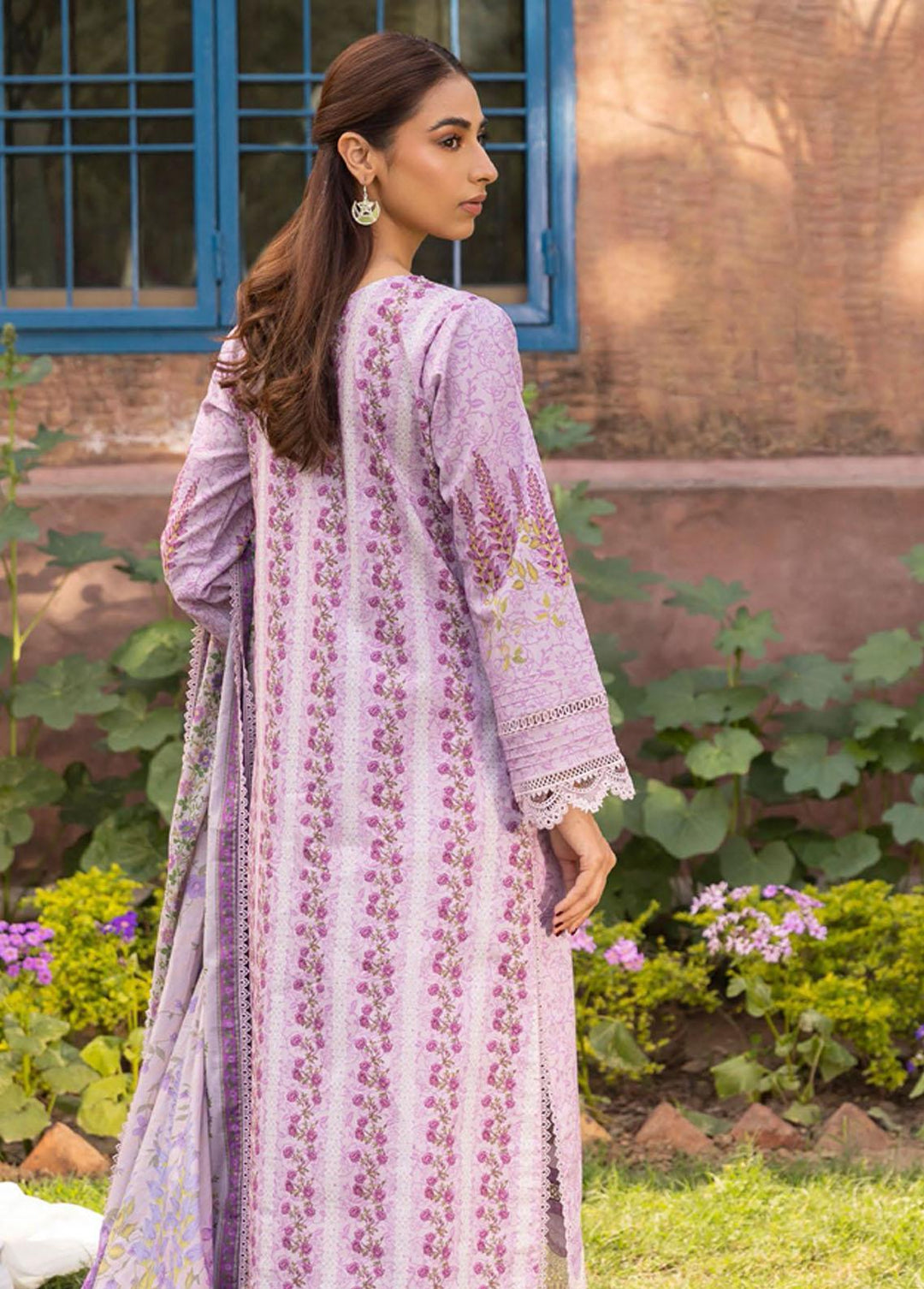 Aabyaan Embroidered Lawn Suits Unstitched 3 Piece ABY23P AP-01 Zora - Summer Collection