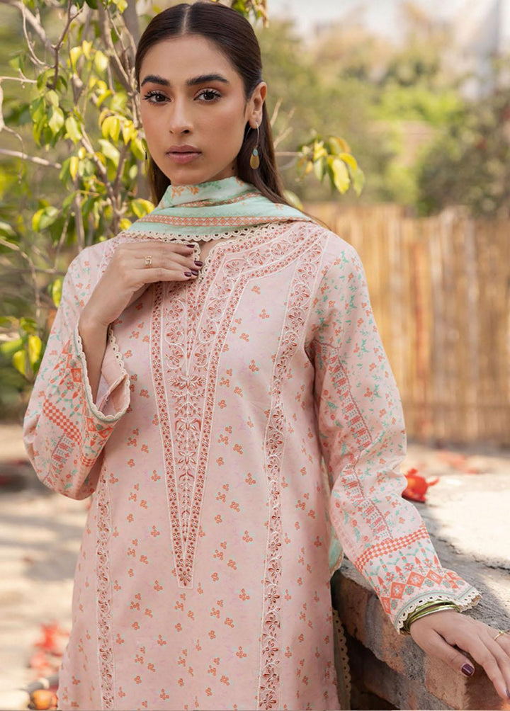 Aabyaan Embroidered Lawn Suits Unstitched 3 Piece ABY23P AP-02 Ria - Summer Collection