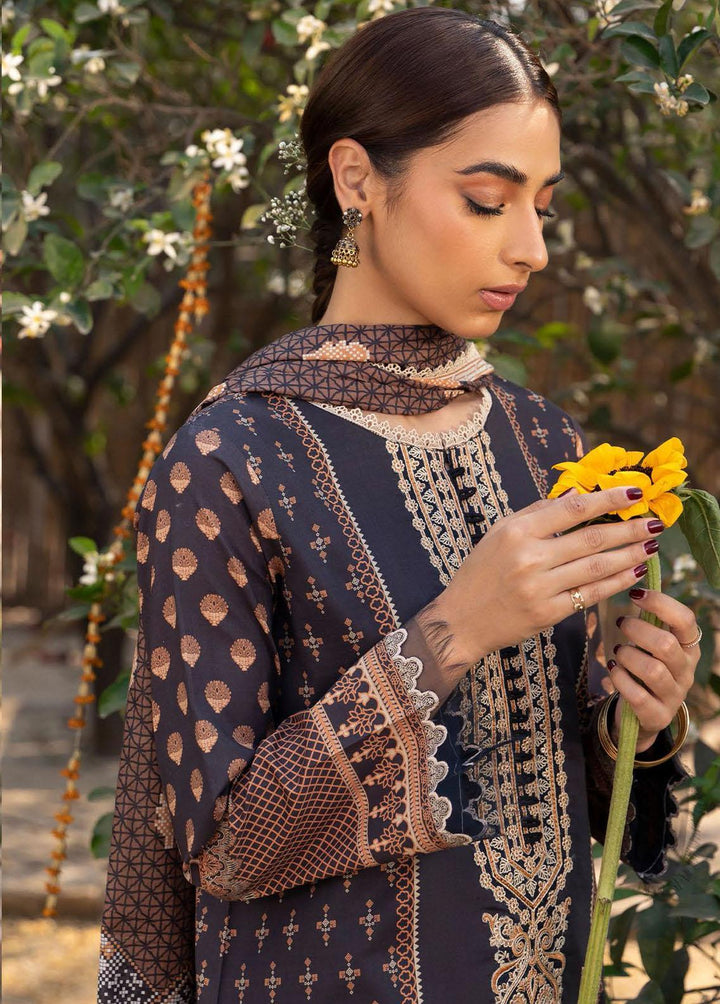 Aabyaan Embroidered Lawn Suits Unstitched 3 Piece ABY23P AP-07 Zaina - Summer Collection