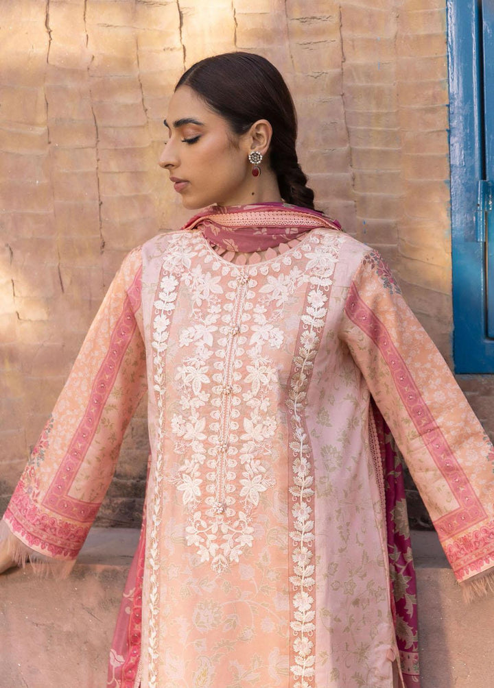 Aabyaan Embroidered Lawn Suits Unstitched 3 Piece ABY23P AP-09 Hanna - Summer Collection